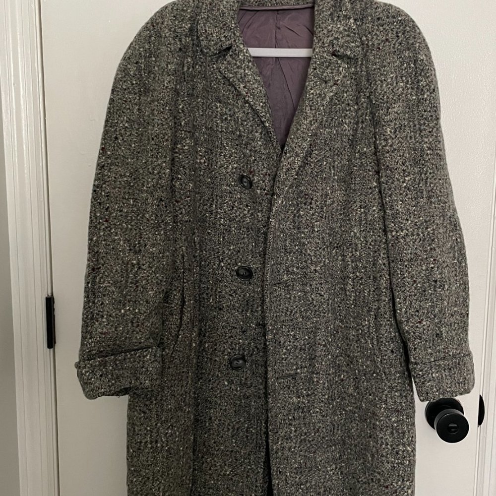 Vintage Wool Trench Coat